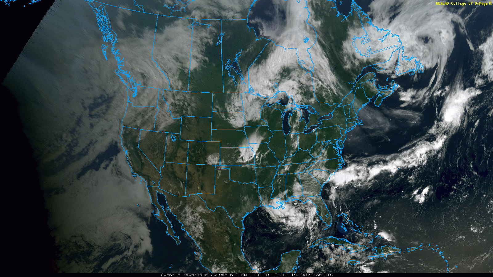 Smoke on Visible Satellite